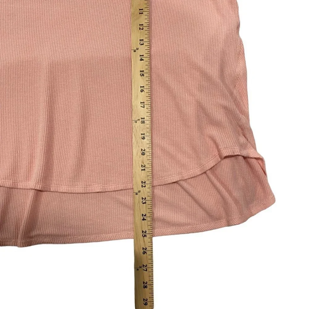 Caslon Women Top Lagenlook High Low Hem Textures Material Very Oversized Size L
